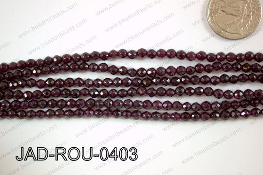 Jade Faceted Round 4mm JAD-ROU-0403