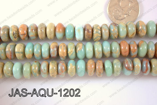Jasper Aqua Terra Rondel 12mm JAS-AQU-1202
