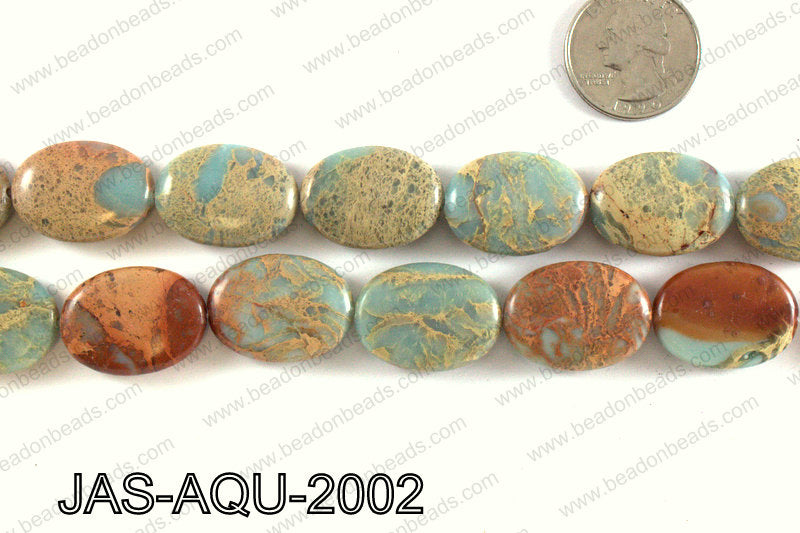 JASPER AQUA TERRA OVAL 15 X20 MM JAS-AQU-2002