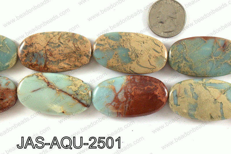 JASPER AQUA TERRA OVAL 25 X45 MM JAS-AQU-2501