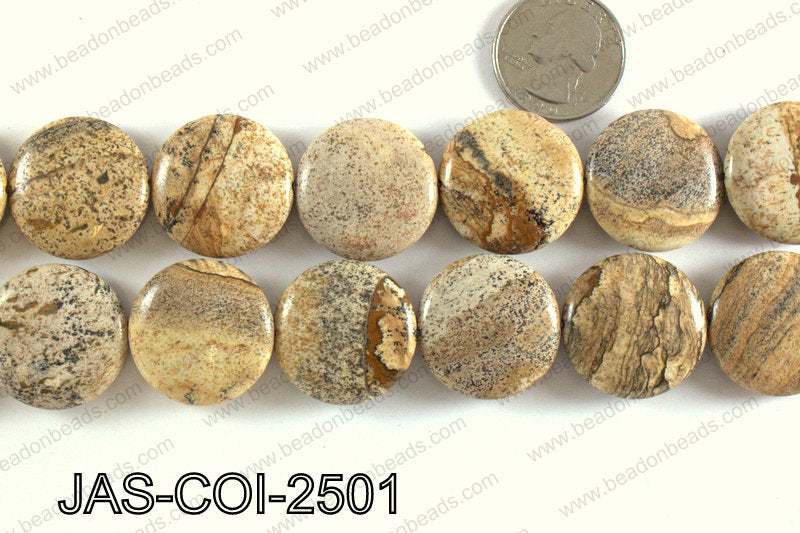 Picture Jasper Coin 25mm JAS-COI-2501