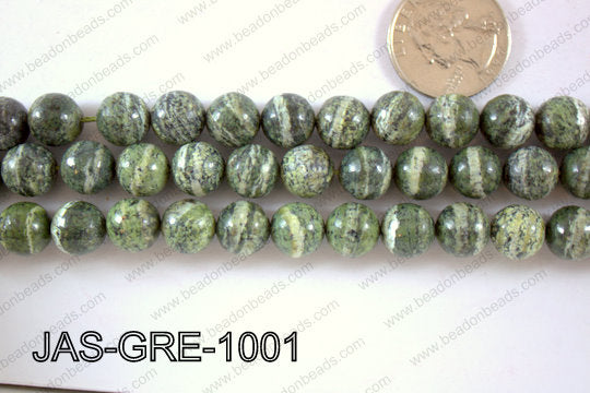 Jasper Green Round 10mm JAS-GRE-1001