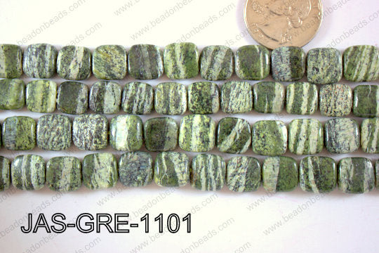 Jasper Green Square 11mm JAS-GRE-1101