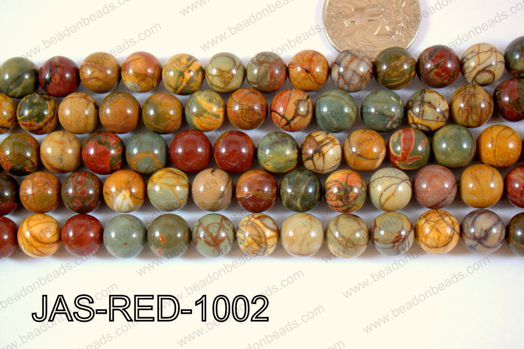 Red Creek Jasper Round 10mm JAS-RED-1002