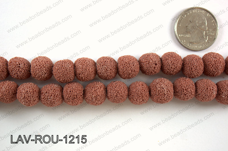 Lava Round, Red 12mm LAV-ROU-1215