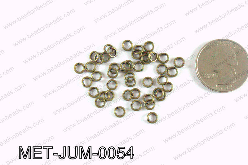 5MM Bronze open Jump ring MET-JUM-0054