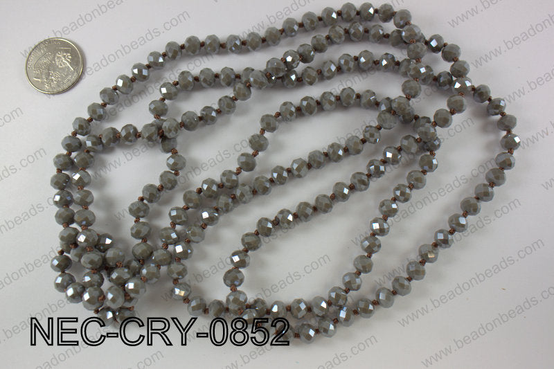 8mm crystal necklace NEC-CRY-0852