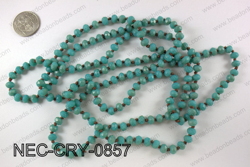 8mm crystal necklace NEC-CRY-0857