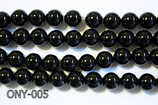 Black Onyx Round 12mm ONY-005