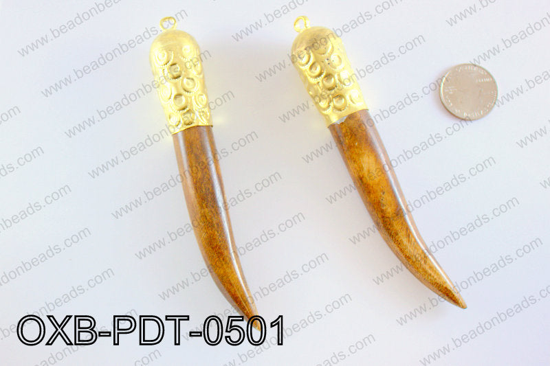 Ox Bone PendantOXB-PDT-0501
