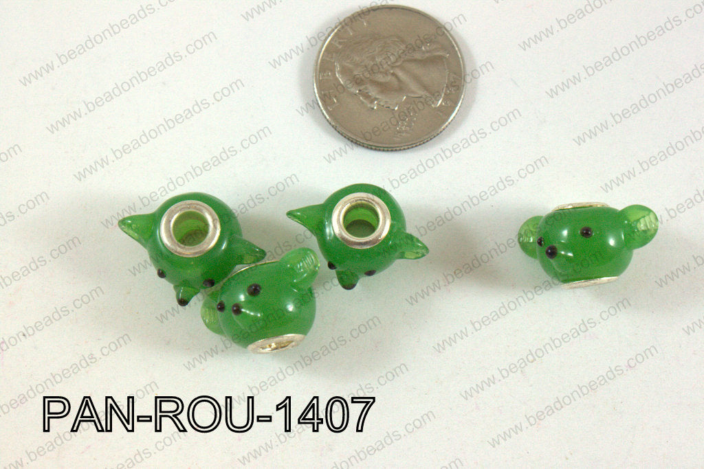 Pandora beads 14x10mm 5mm hole PAN-ROU-1407