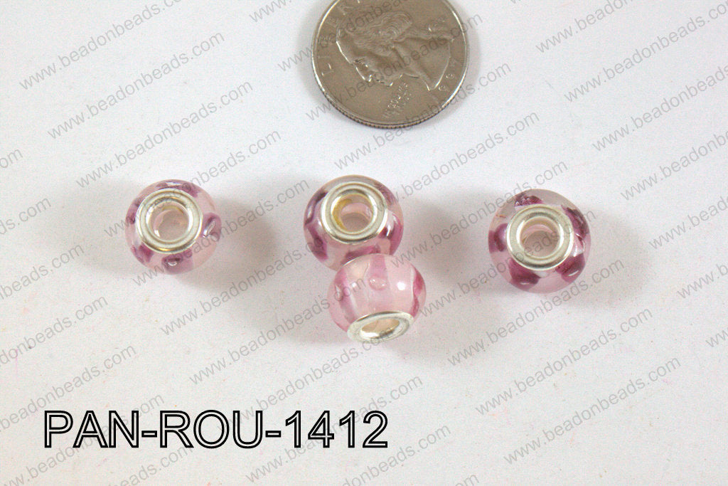 Pandora beads 14x10mm 5mm hole PAN-ROU-1412