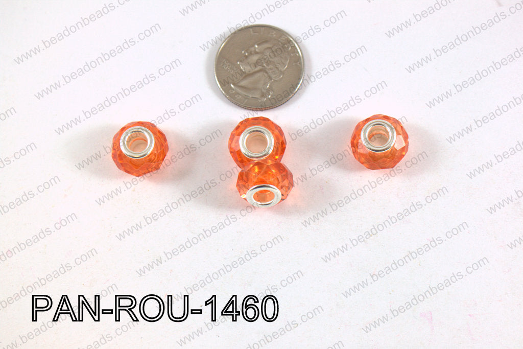 Pandora beads 14x9mm 5mm hole PAN-ROU-1460