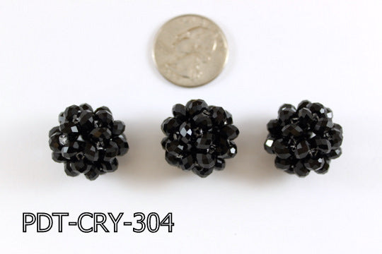 Crystal Ball Black 22mm PDT-CRY-304
