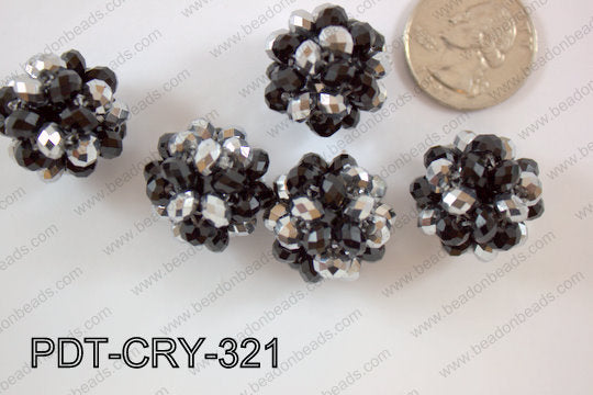 Crystal ball pendant 22mm PDT-CRY-321