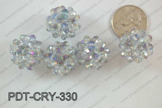 Crystal ball pendant 22mm PDT-CRY-330
