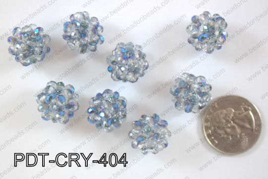 Crystal ball pendant 16mm PDT-CRY-404