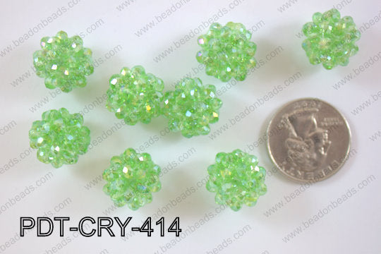 Crystal ball pendant 16mm PDT-CRY-414