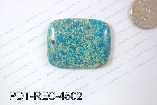 Variscite Pendant Rectangle 35x45mm PDT-REC-4502