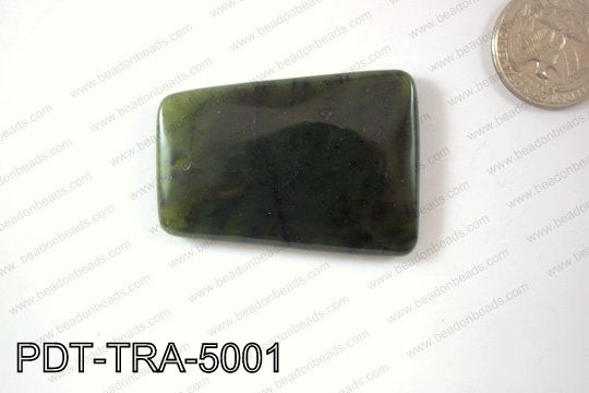 Canada Jade Trapezoid 35x50mm PDT-TRA-5001