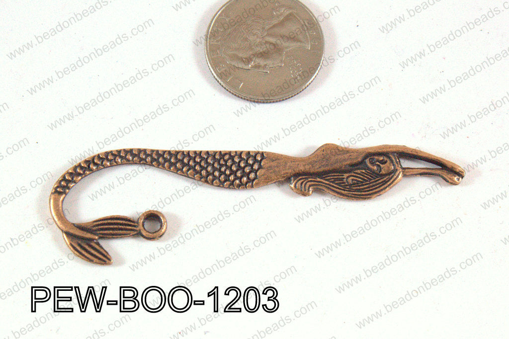 Pewter Bookmark Copper 80x12mm PEW-BOO-1203