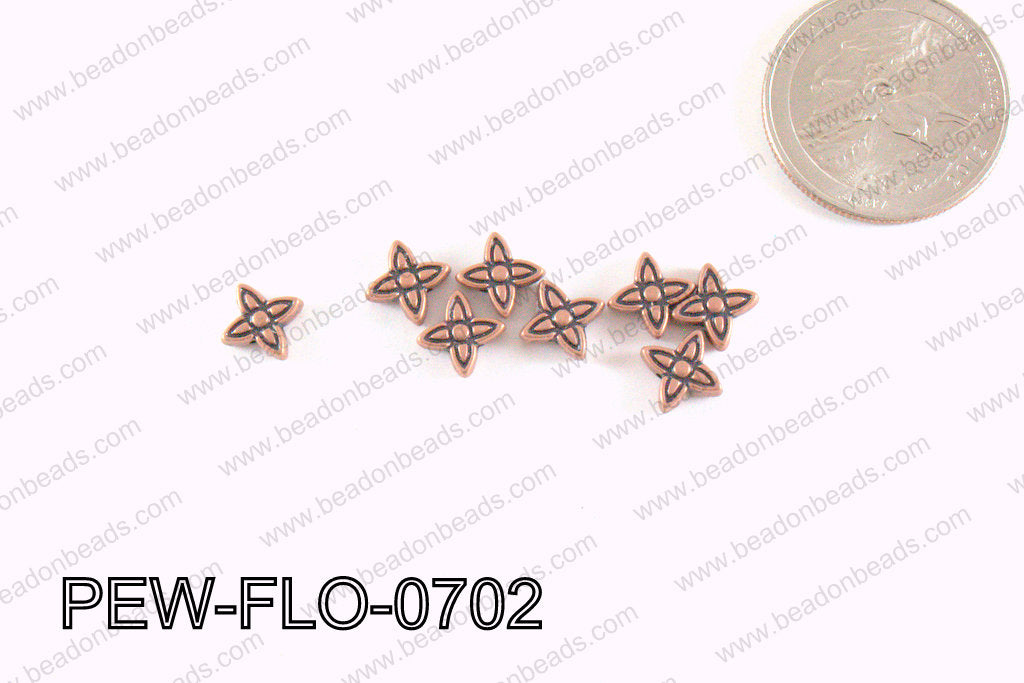 Flower Spacer Copper 7mm PEW-FLO-0702
