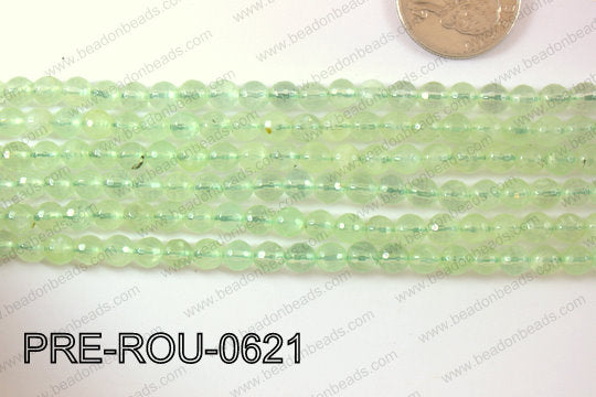 Prehnite Round Faceted 6mm PRE-ROU-0621