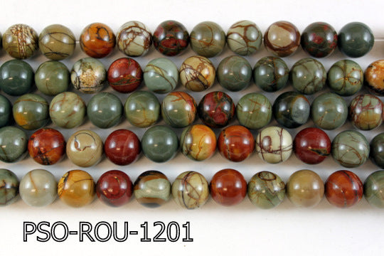 Picasso Jasper Round 12mm 16" PSO-ROU-1201