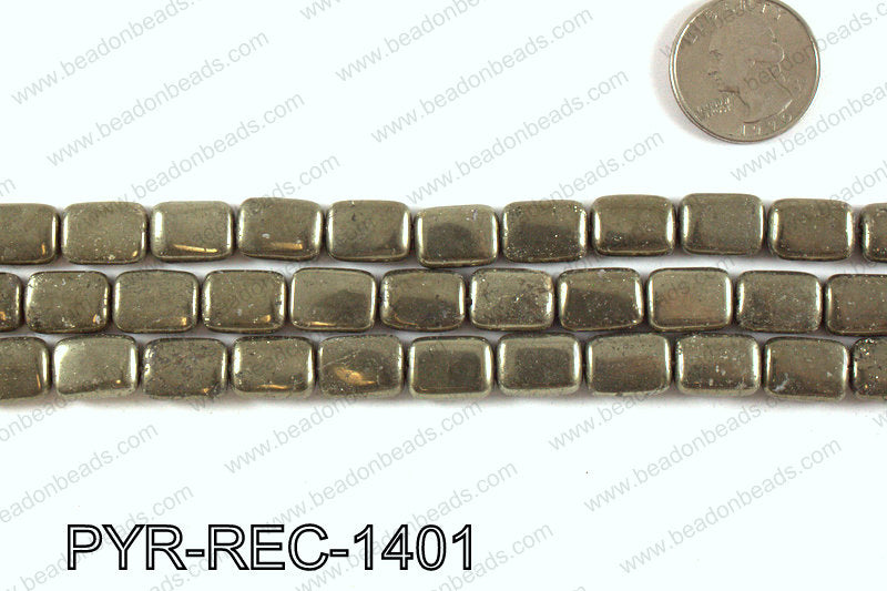 Pyrite Rectangle 10x14mm PYR-REC-1401