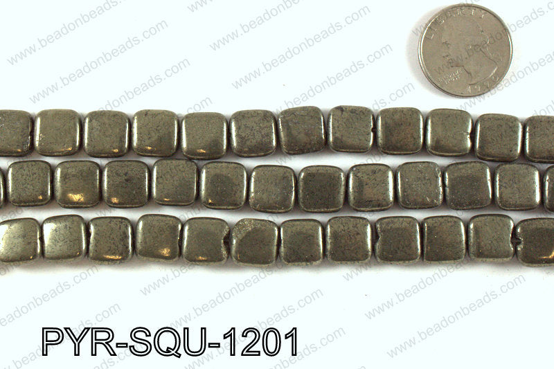 Pyrite Square 12x12mm PYR-SQU-1201