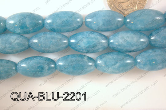 Blue Quartz Seed 13x22mm QUA-BLU-2201
