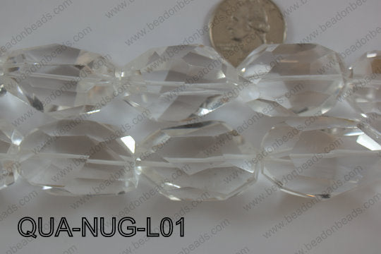 Quartz Nugget 20x35mm QUA-NUG-L01