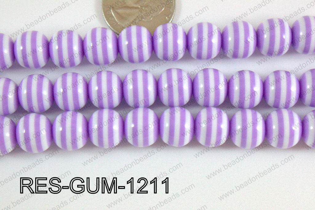 Resin gumball 12mm purple RES-GUM-1211