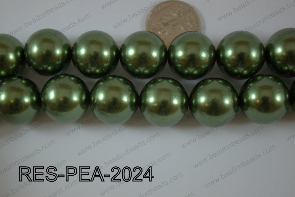 Resin Pearl Round 20mm purple RES-PEA-2024