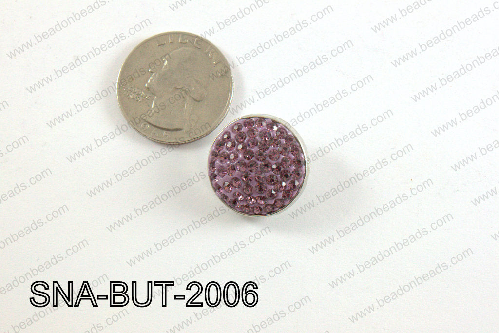 snap button 20 mm purple round SNA-BUT-2006