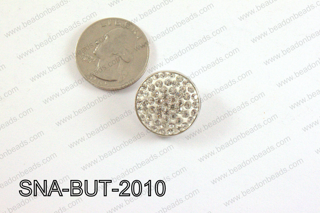 snap button 20 mm white round SNA-BUT-2010