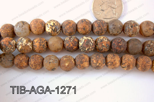 Tibetan Agate 12mm TIB-AGA-1271