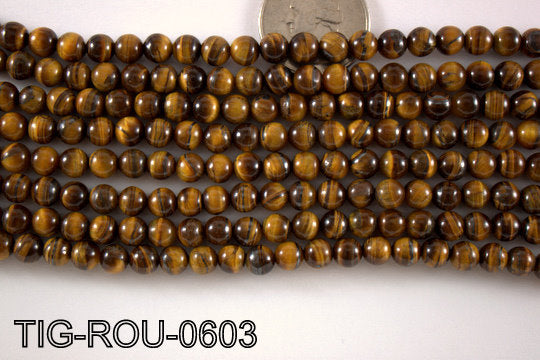 Tiger Eye Round 6mm TIG-ROU-0603