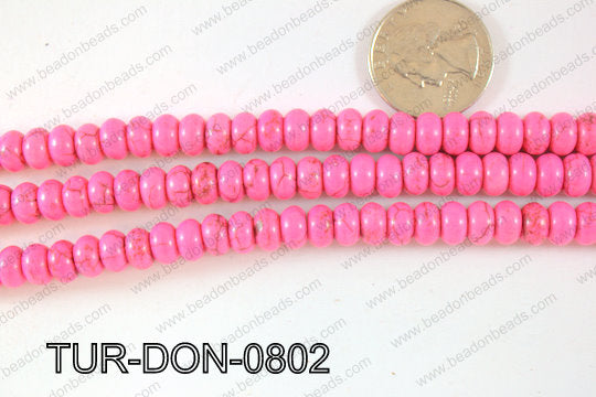 Howlite Donut 8mm TUR-DON-0802