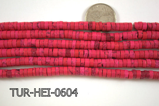 Turquoise Heishi 5-6mm 16'' TUR-HEI-0604