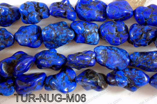 Imitation Turquoise Nuggets 20-25mm TUR-NUG-M06