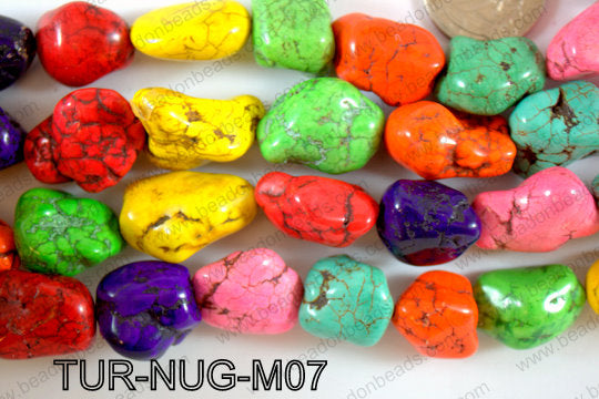 Imitation Turquoise Nuggets 20-25mm TUR-NUG-M07