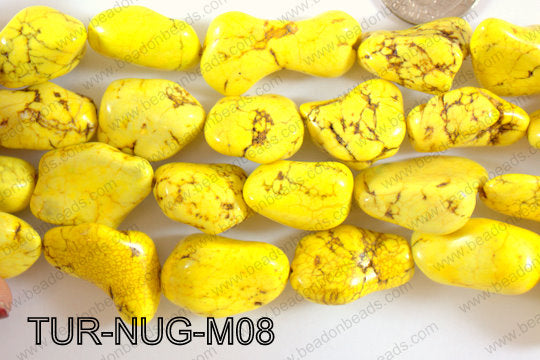 Imitation Turquoise Nuggets 20-25mm TUR-NUG-M08