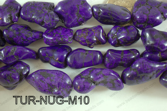 Imitation Turquoise Nuggets 20-25mm TUR-NUG-M10