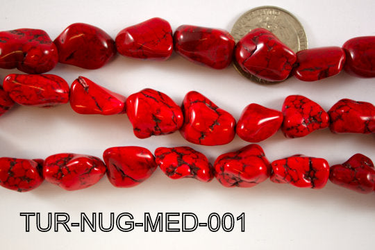 Turquoise Nugget 20-25mm Medium 16'' TUR-NUG-MED-001