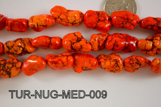 Turquoise Nugget 20-25mm Medium 16'' TUR-NUG-MED-009