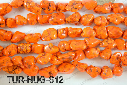 Imitation Turquoise Nuggets 10-15mm TUR-NUG-S12