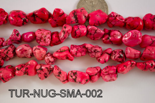 Turquoise Nugget 10-15mm Small 16'' TUR-NUG-SMA-002