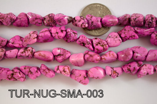 Turquoise Nugget 10-15mm Small 16'' TUR-NUG-SMA-003