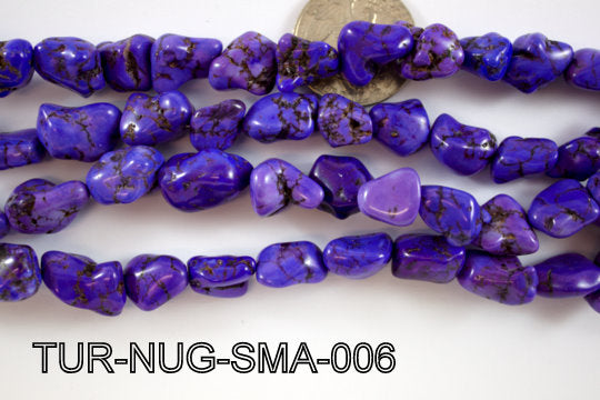 Turquoise Nugget 10-15mm Small 16'' TUR-NUG-SMA-006